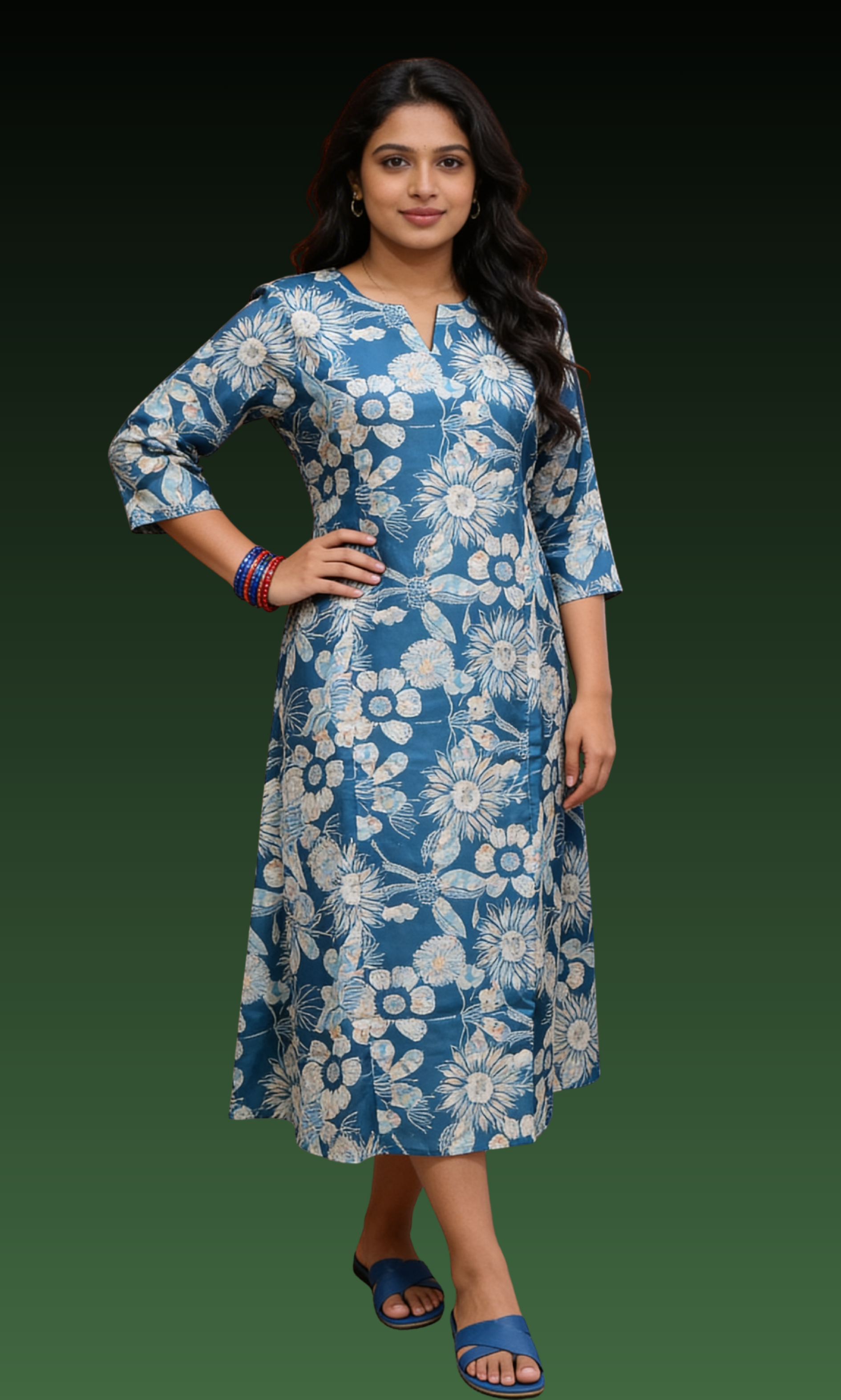 Semi Muslin Dress